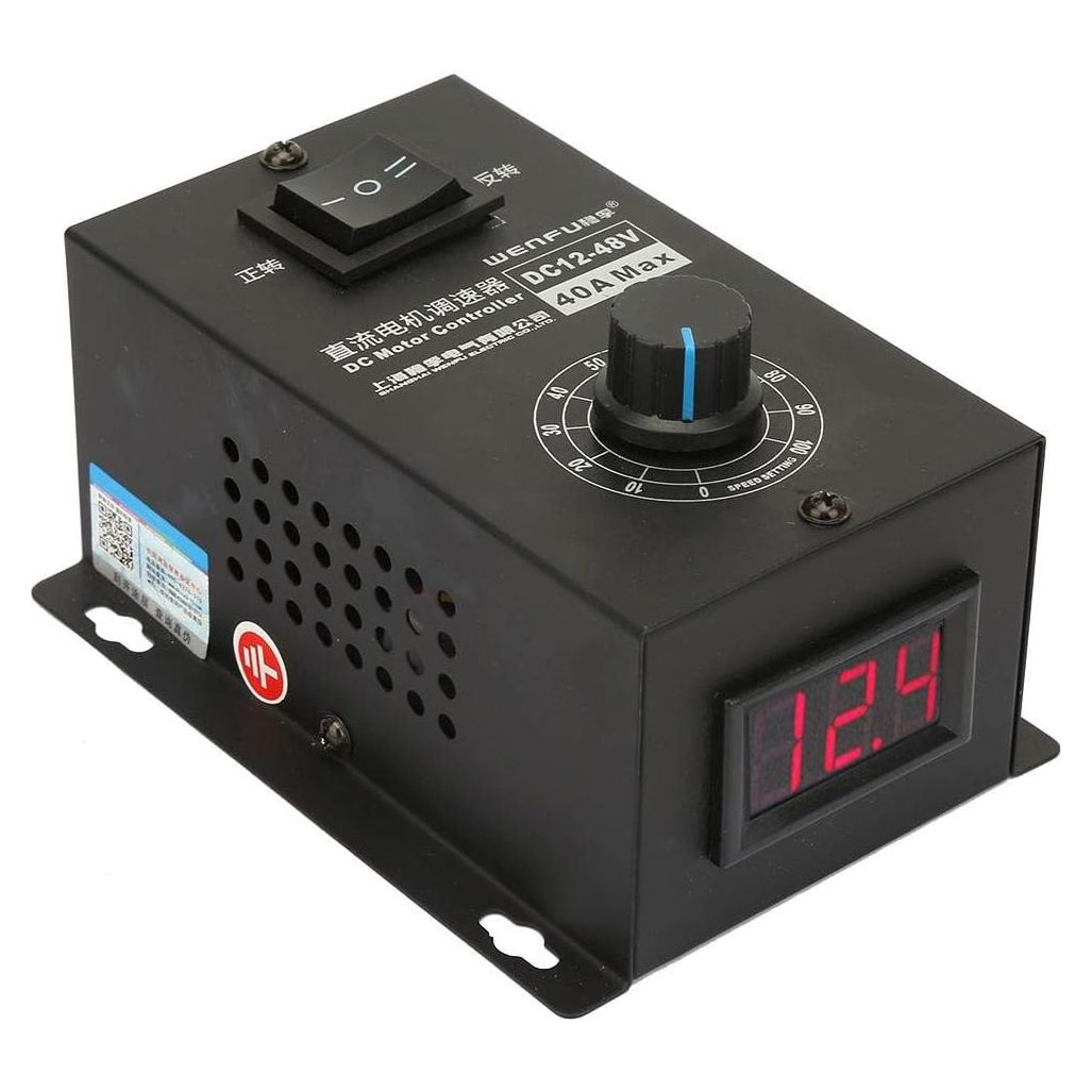 Controlador de Velocidad Motor DC PWM 12V-48V 40A YWBL-WH