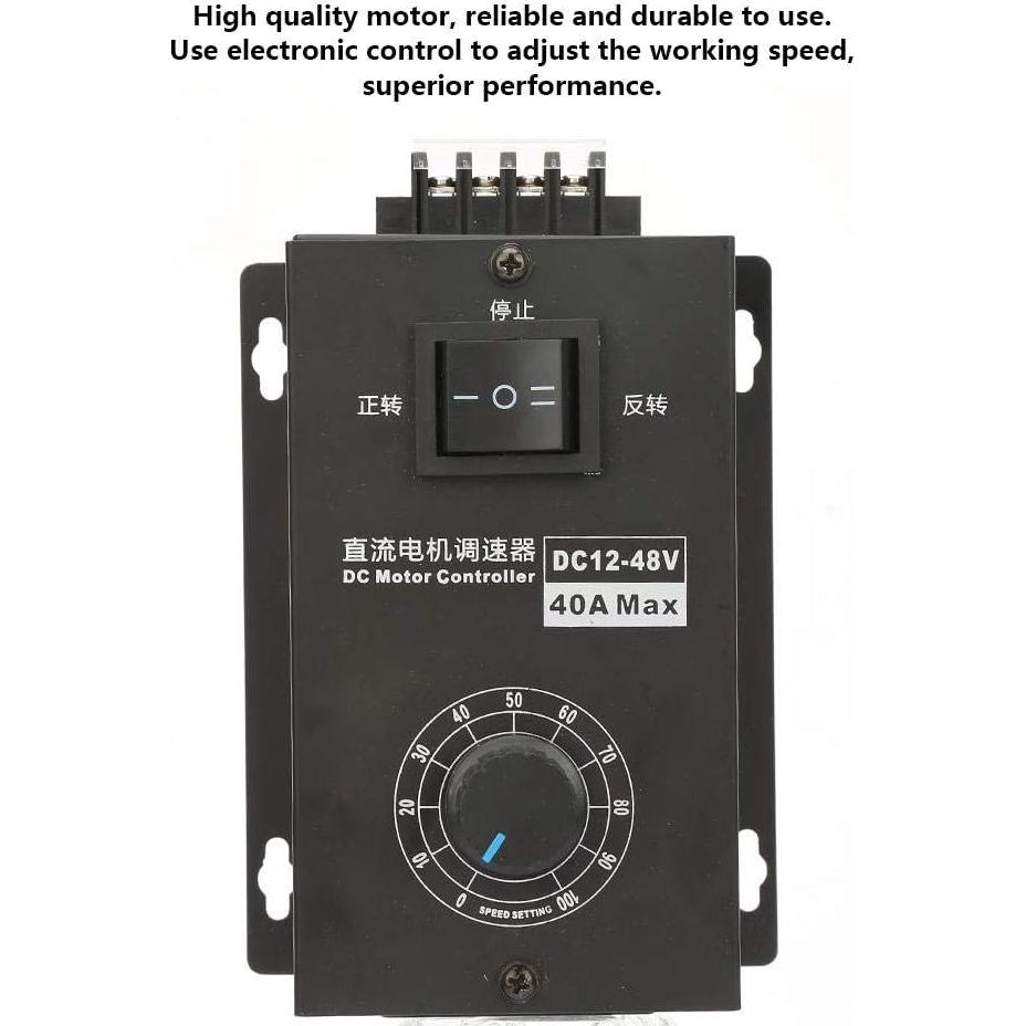 Controlador de Velocidad Motor DC PWM 12V-48V 40A YWBL-WH