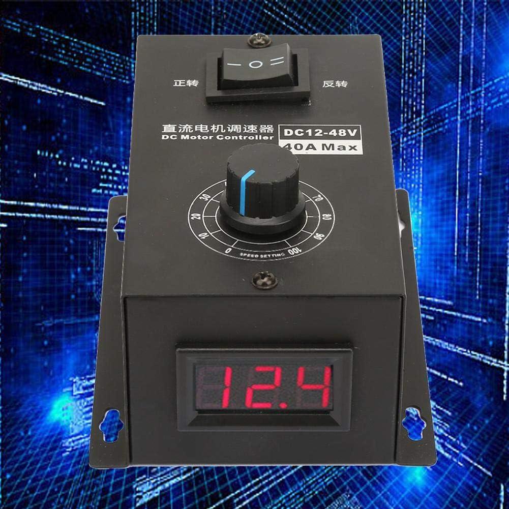 Controlador de Velocidad Motor DC PWM 12V-48V 40A YWBL-WH