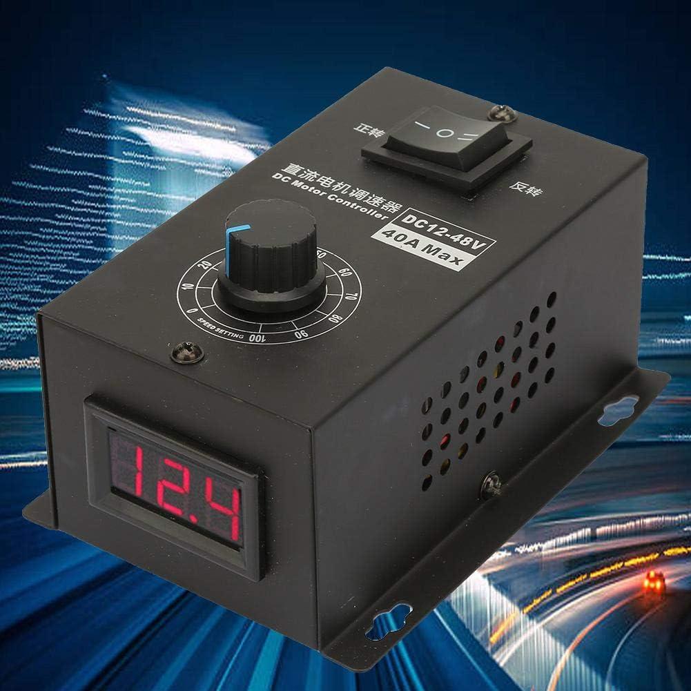 Controlador de Velocidad Motor DC PWM 12V-48V 40A YWBL-WH