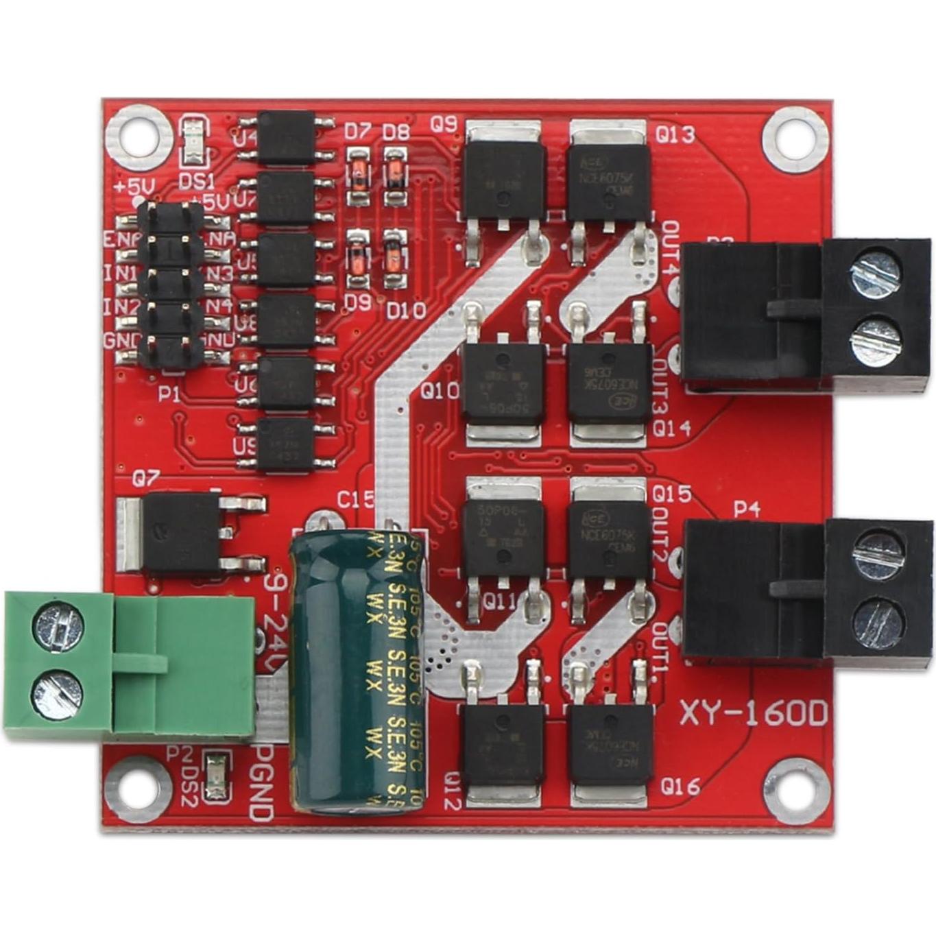 Controlador de Motor DC DROK L298 160W 6.5V-27V 7A PWM