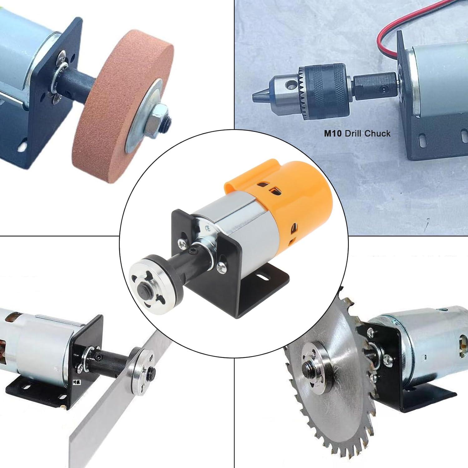 Motor DC 775 12V/24V ZVKV Engranaje para Herramientas Eléctricas