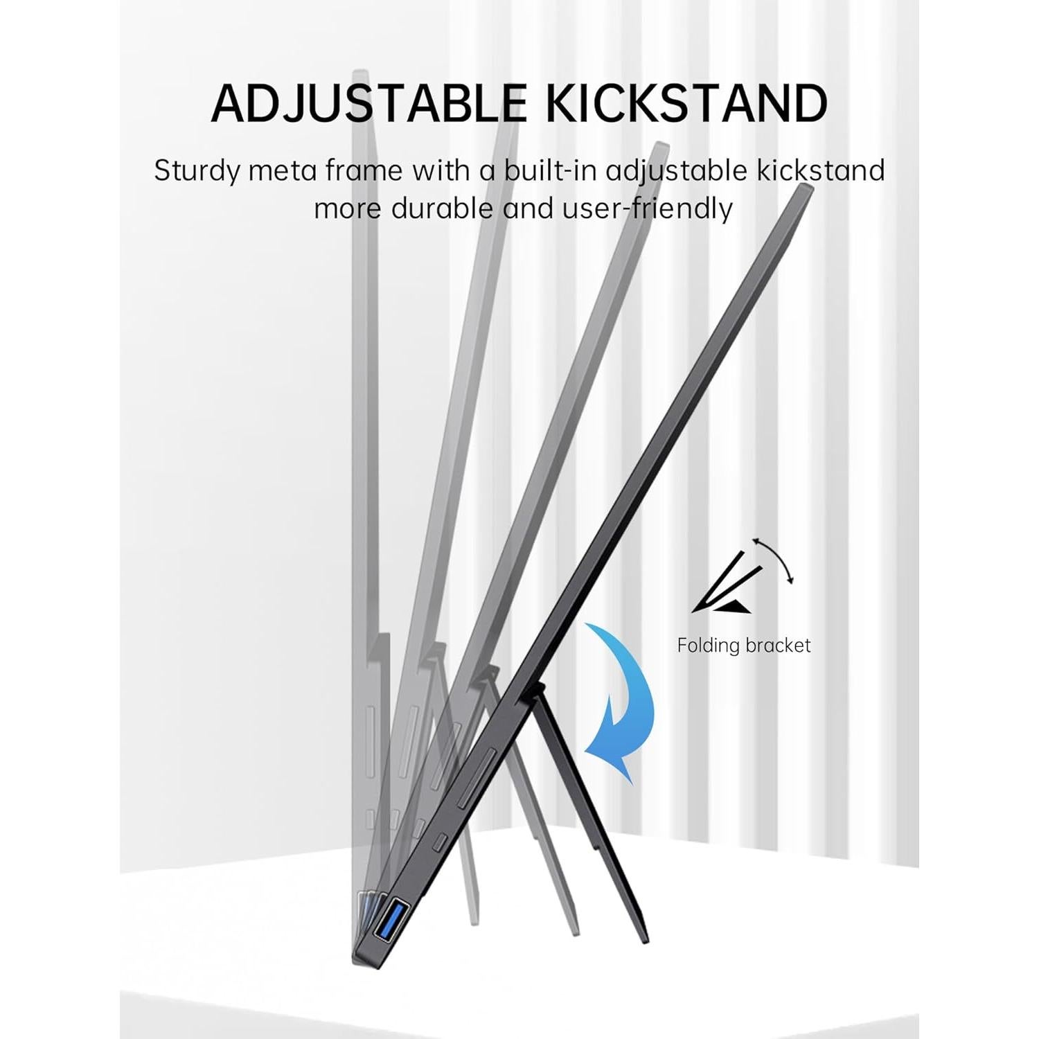 Monitor Portátil CAPERAVE 15.6" FHD Táctil HDMI USB-C