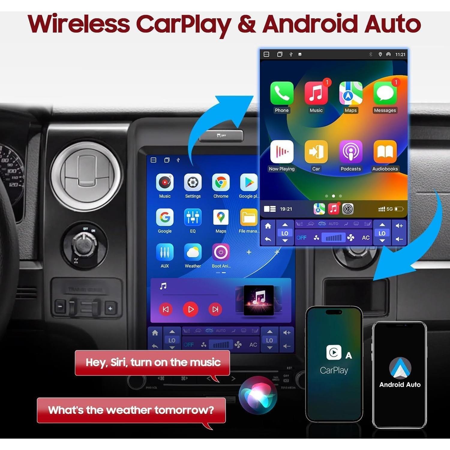 Pantalla Táctil 12.1" PALYXIU con GPS, Bluetooth y WiFi