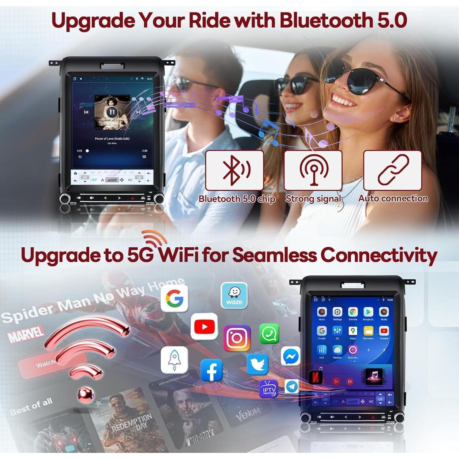 Pantalla Táctil 12.1" PALYXIU con GPS, Bluetooth y WiFi