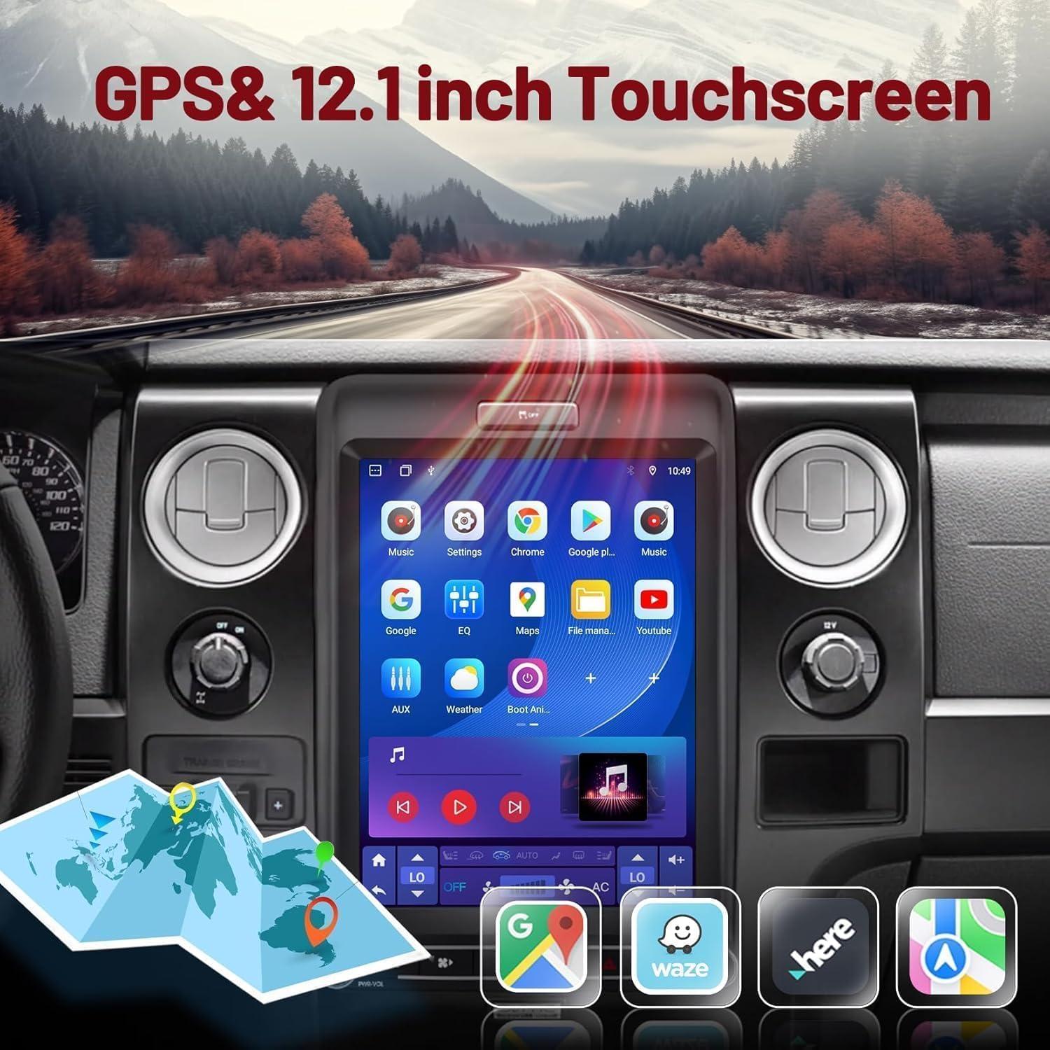 Pantalla Táctil 12.1" PALYXIU con GPS, Bluetooth y WiFi