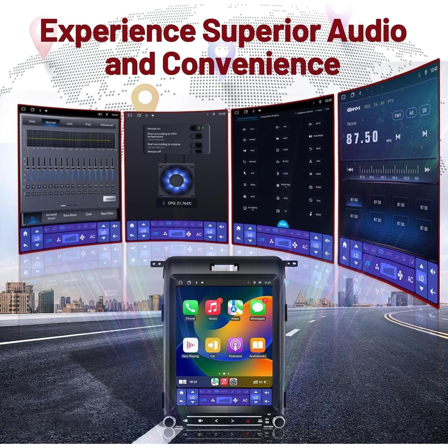 Pantalla Táctil 12.1" PALYXIU con GPS, Bluetooth y WiFi