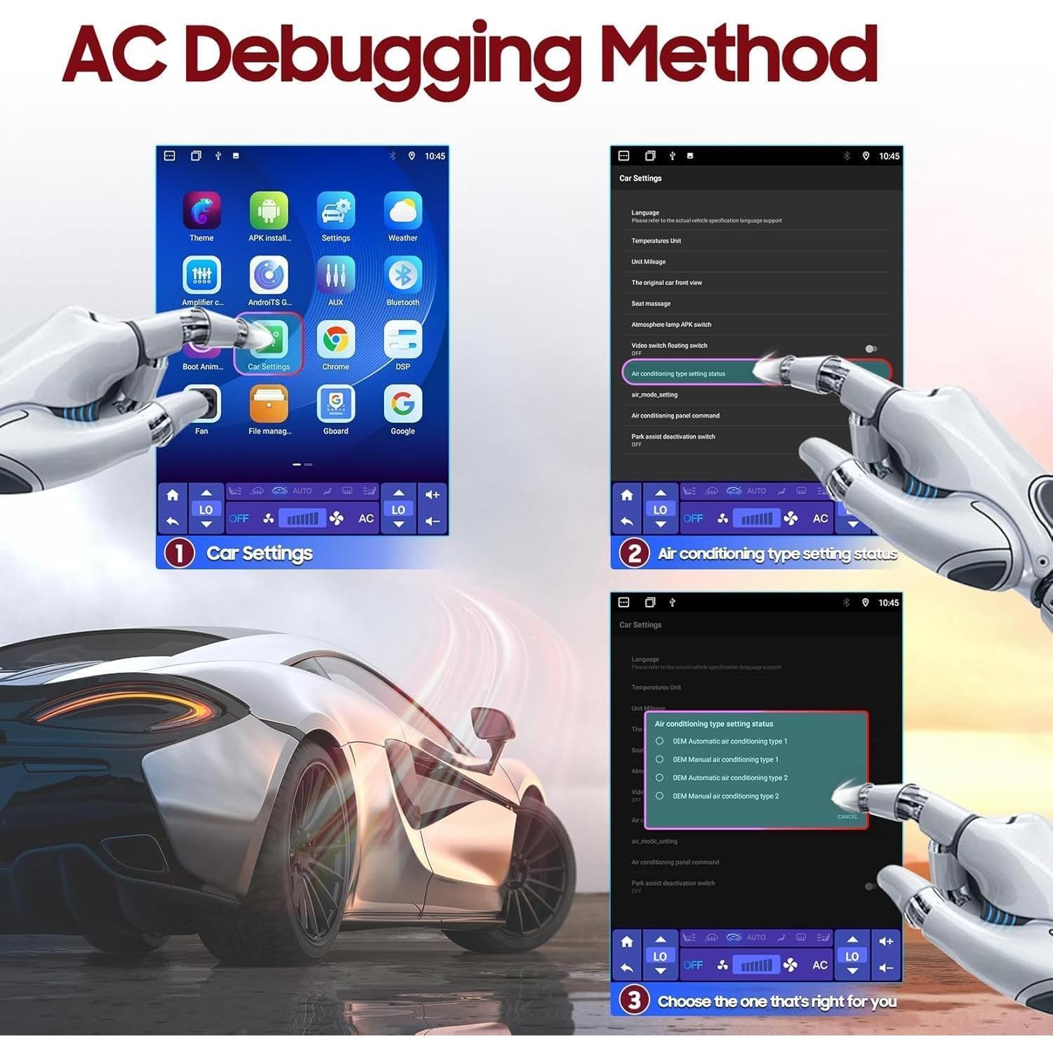 Pantalla Táctil 12.1" PALYXIU con GPS, Bluetooth y WiFi