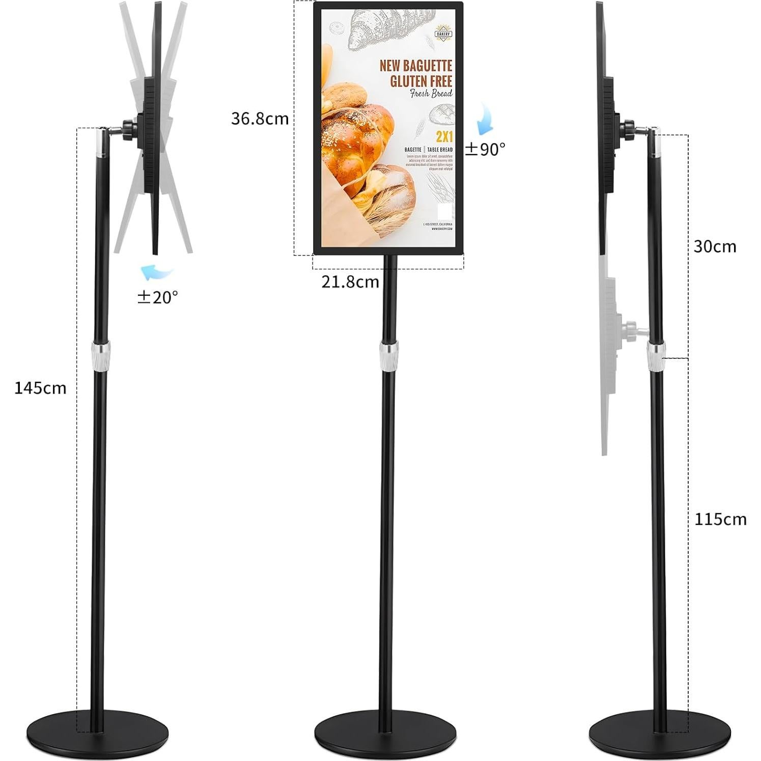 Pantalla Digital Táctil 15.6" AYSTekMann FHD 1920x1080 Android 11