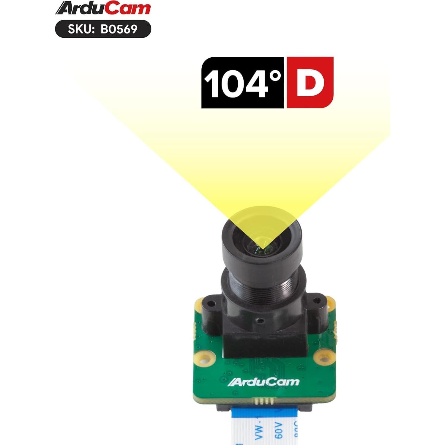Cámara Arducam IMX415 8.3MP para Raspberry Pi - Bajo Luz 4K