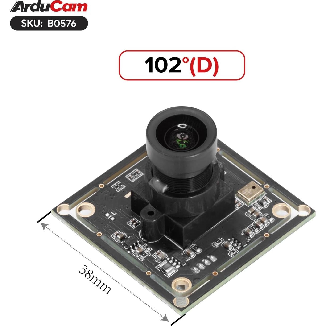 Módulo de Cámara USB Arducam IMX662 2.4MP Ultra Bajo Luz