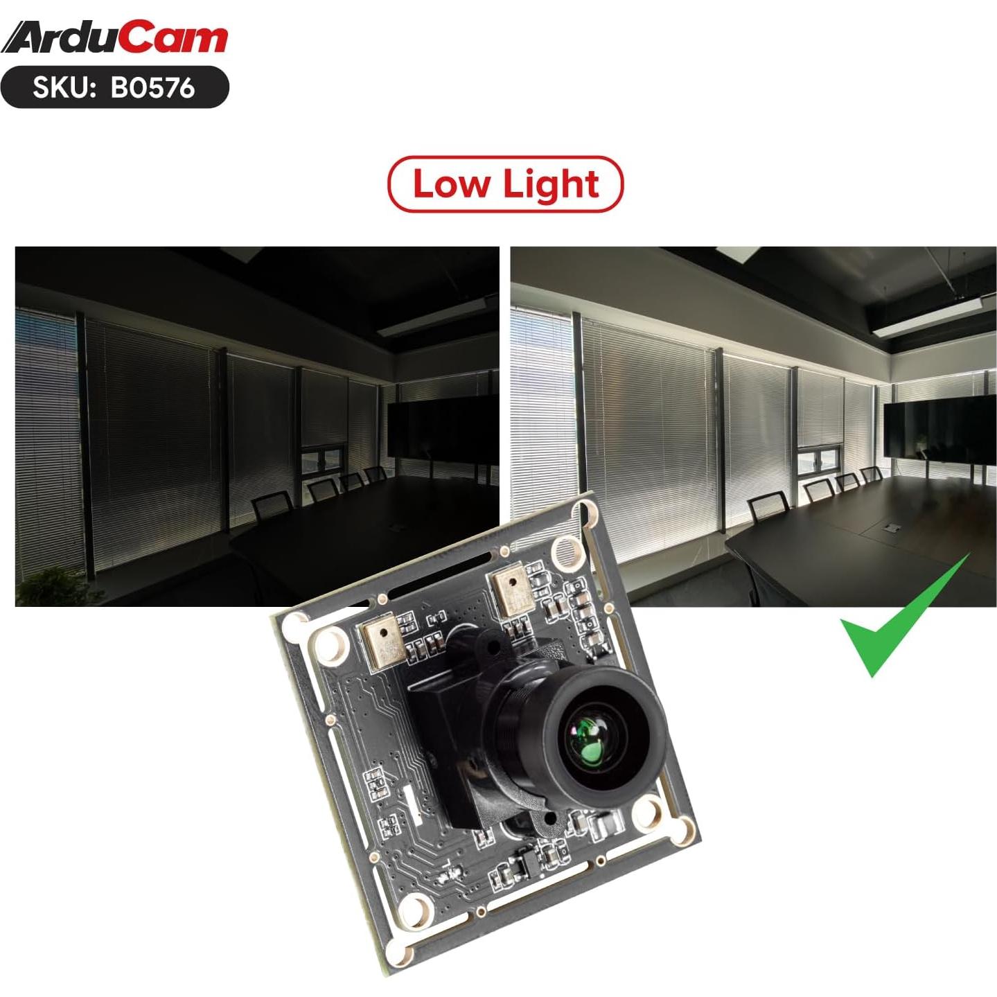 Módulo de Cámara USB Arducam IMX662 2.4MP Ultra Bajo Luz