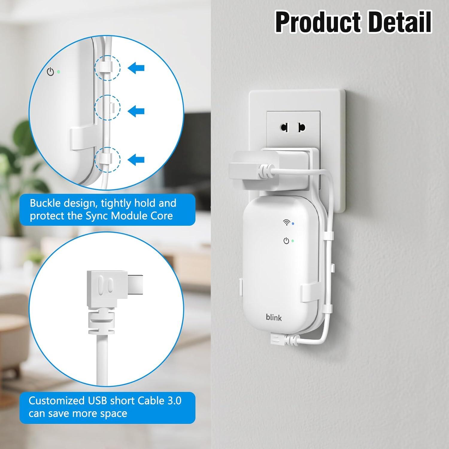 Soporte de Pared para Módulo Blink Core SIBADA - Compacto y Seguro
