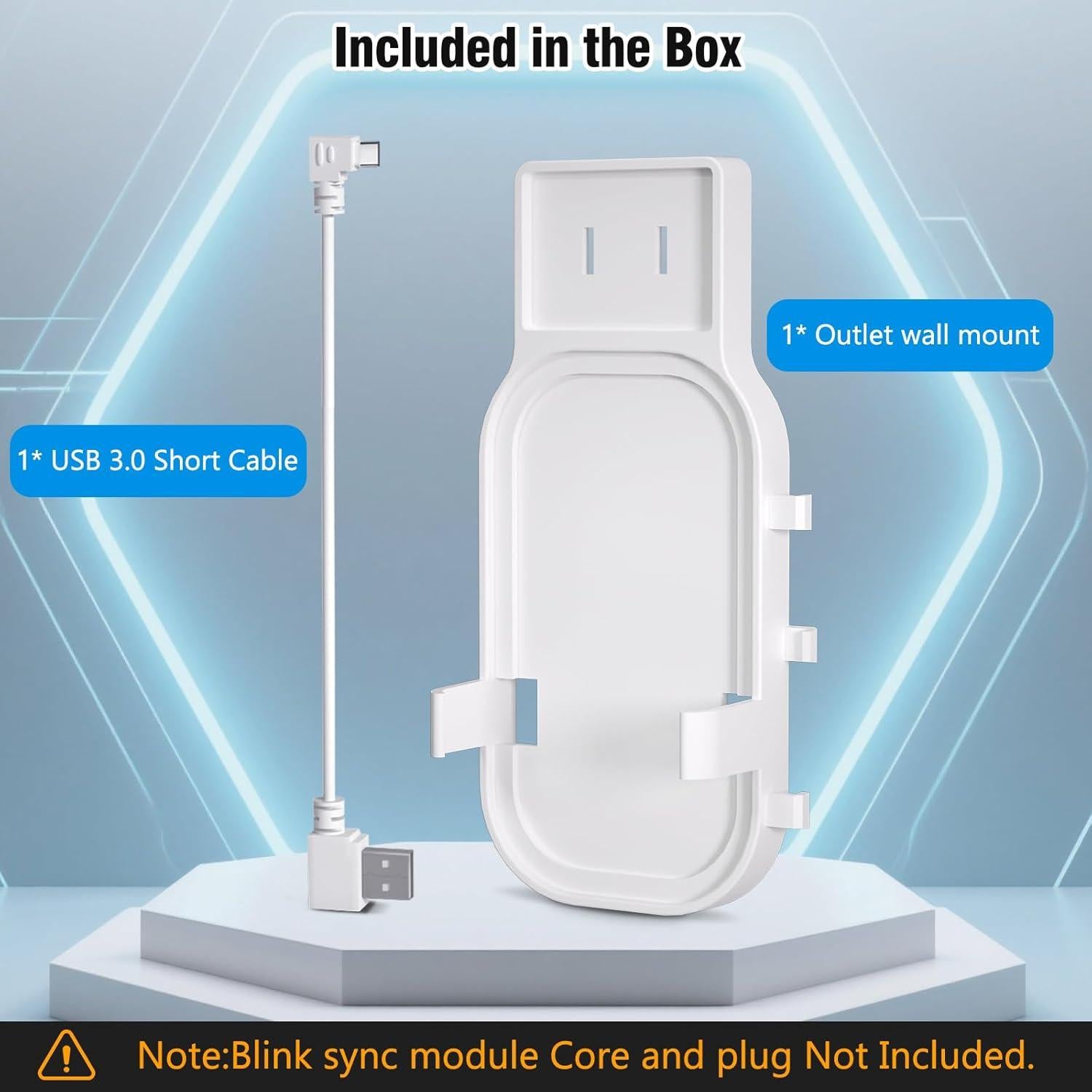 Soporte de Pared para Módulo Blink Core SIBADA - Compacto y Seguro