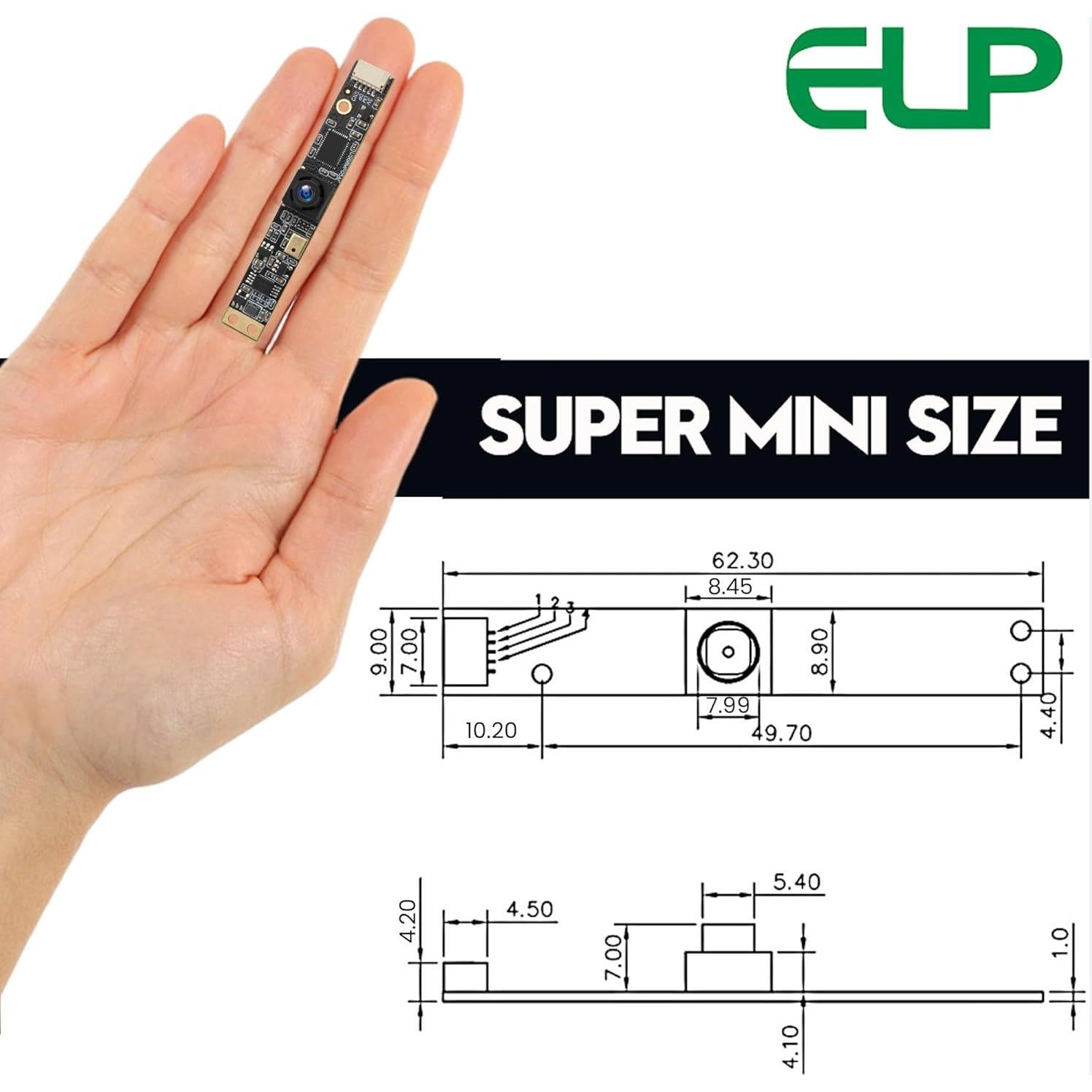Cámara USB 8MP IEights con Micrófono y Ángulo Amplio 105°