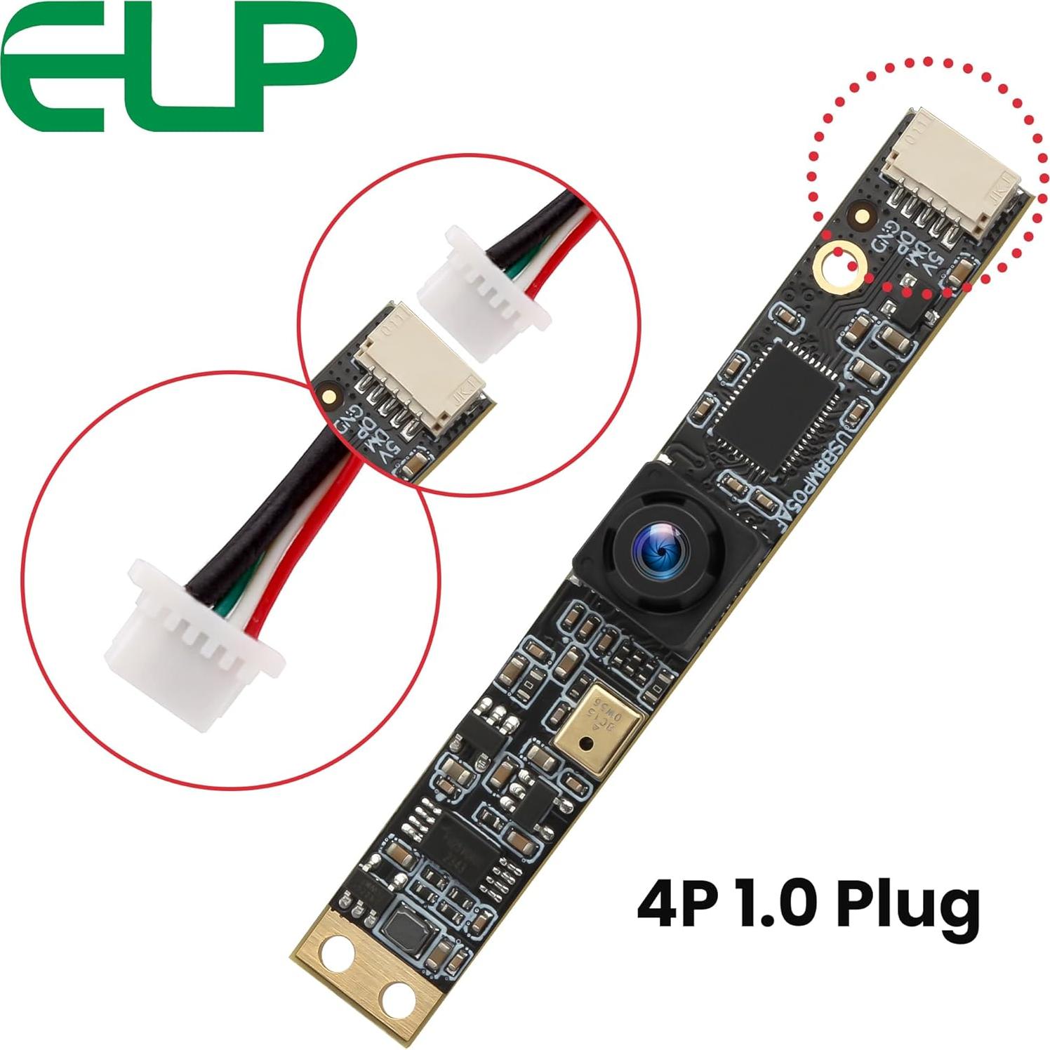 Cámara USB 8MP IEights con Micrófono y Ángulo Amplio 105°