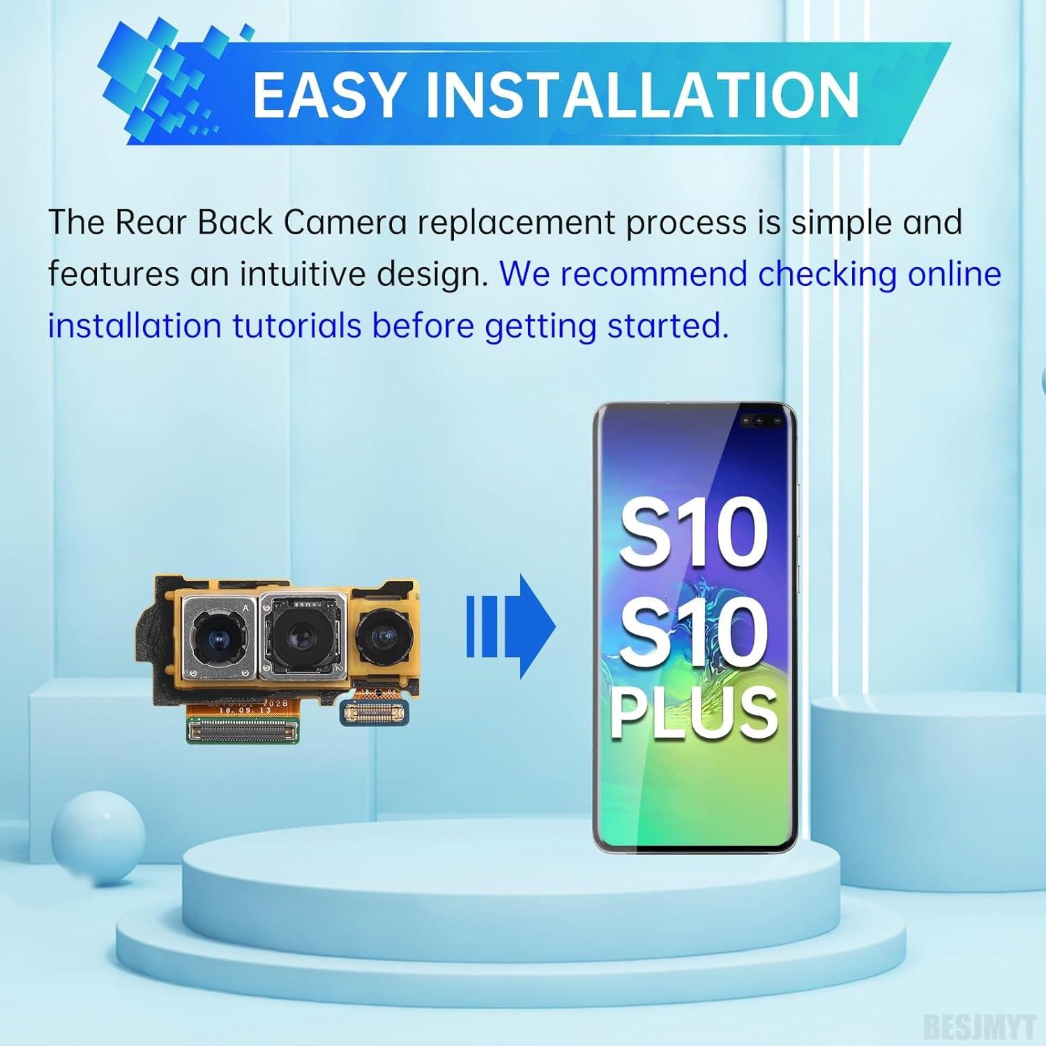 Reemplazo Cámara Trasera Samsung Galaxy S10/S10 Plus BESJMYT