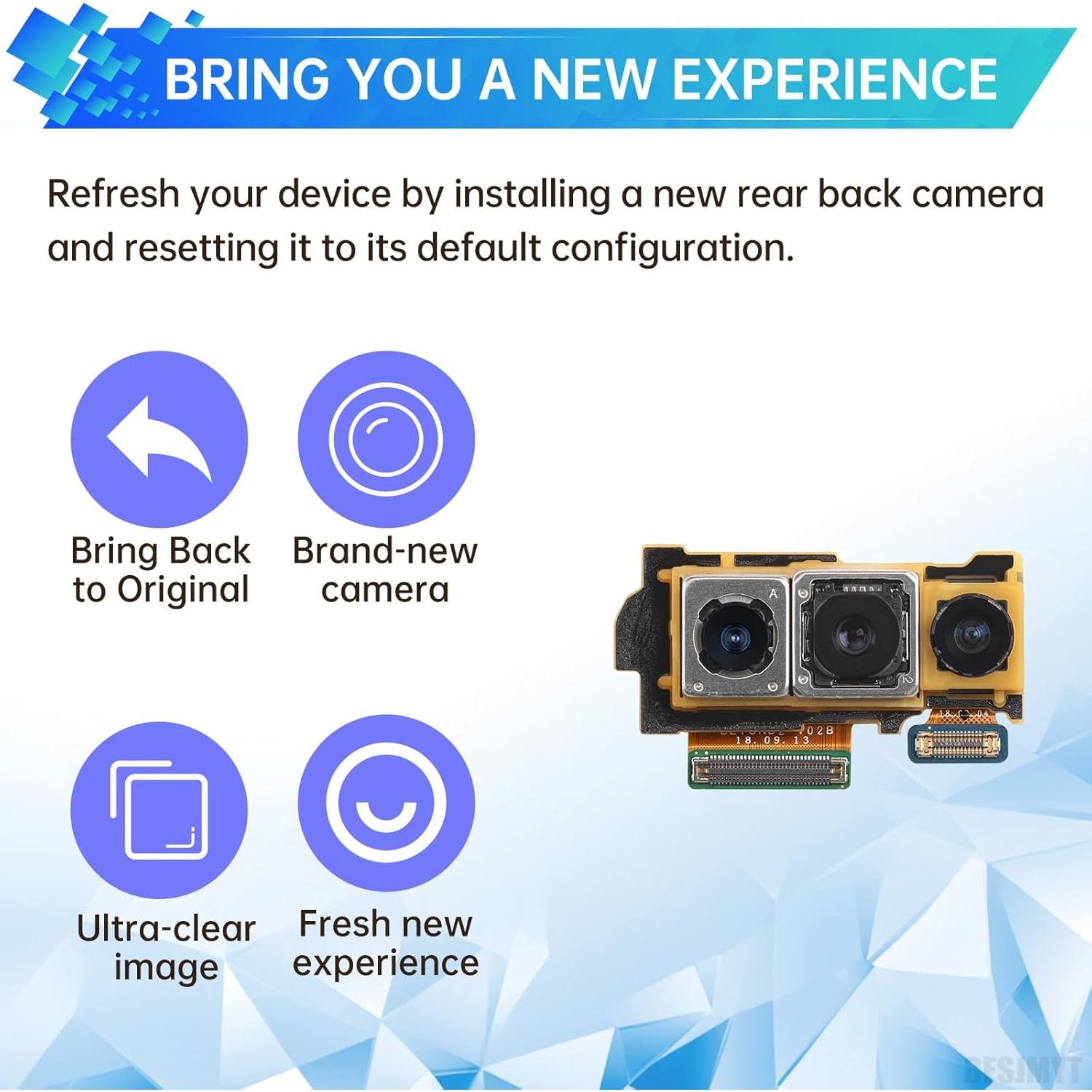 Reemplazo Cámara Trasera Samsung Galaxy S10/S10 Plus BESJMYT