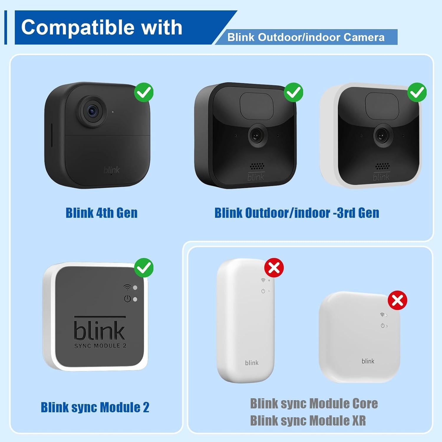 Soporte para Cámara Exterior Blink 4ta y 3ra Gen - Aaeytby