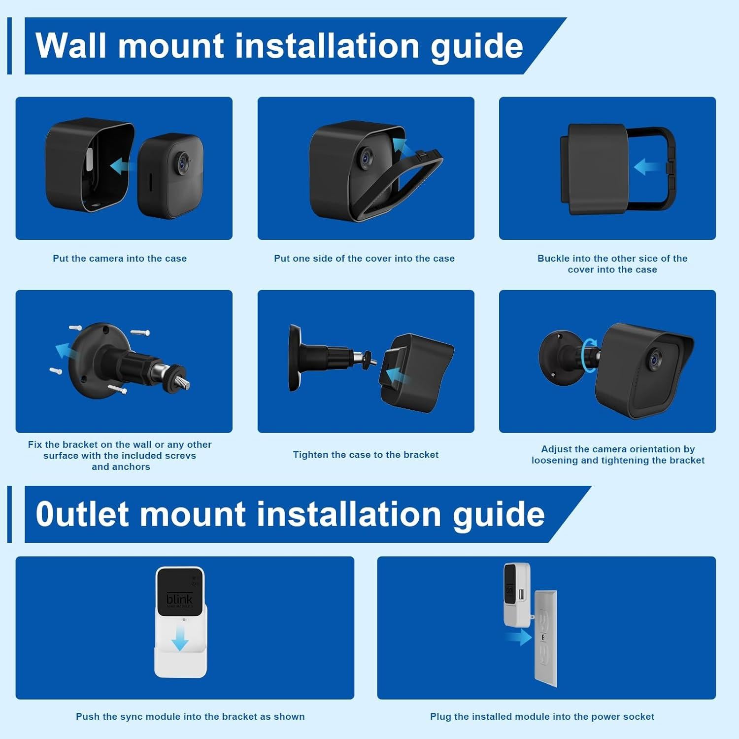 Soporte para Cámara Exterior Blink 4ta y 3ra Gen - Aaeytby