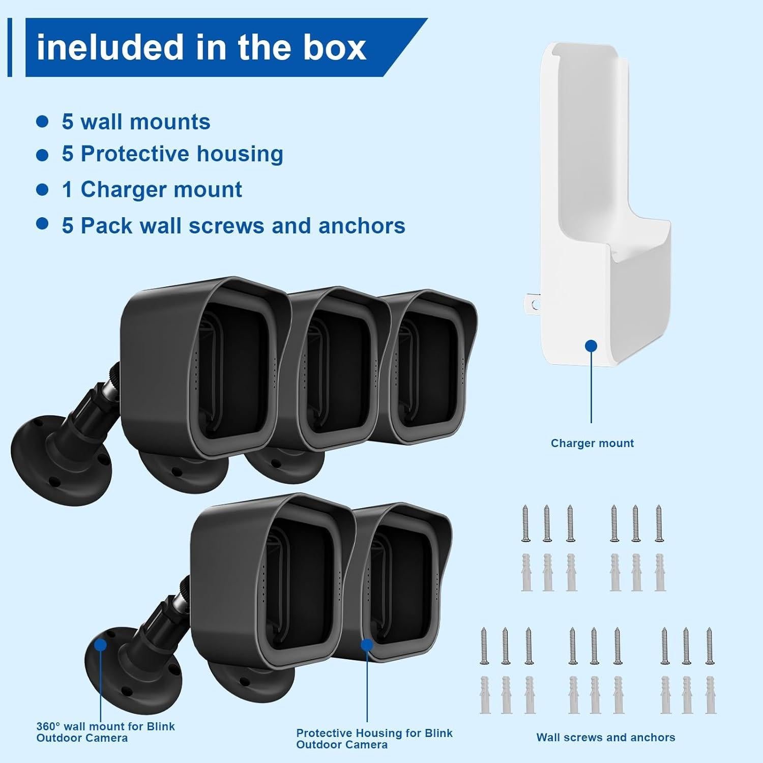 Soporte para Cámara Exterior Blink 4ta y 3ra Gen - Aaeytby