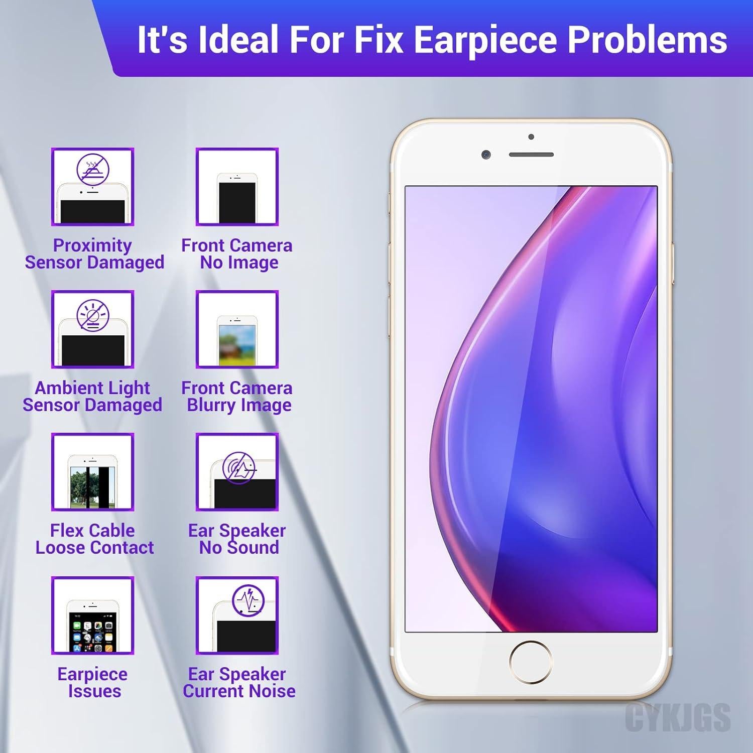 Reemplazo Altavoz Frontal y Cámara Frontal iPhone 7 Plus