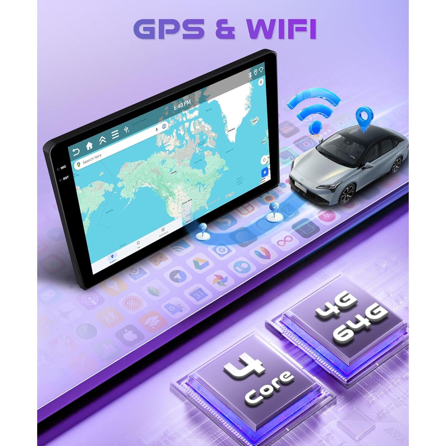 Radio de coche Rimoody Android 9" para Honda CRV 2002-2006