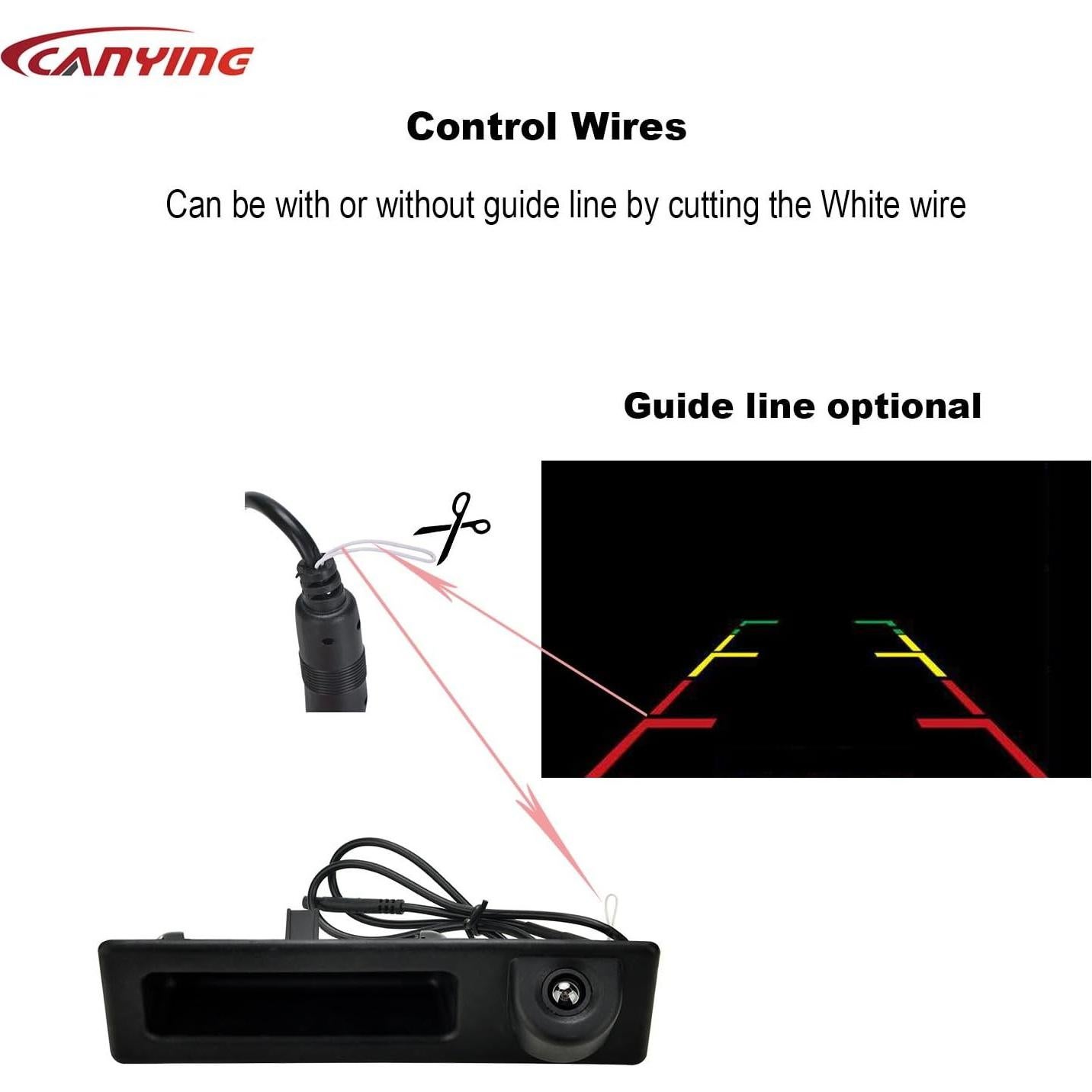 Cámara de visión trasera RCA para BMW 3 5 X1 X3 X4 X5