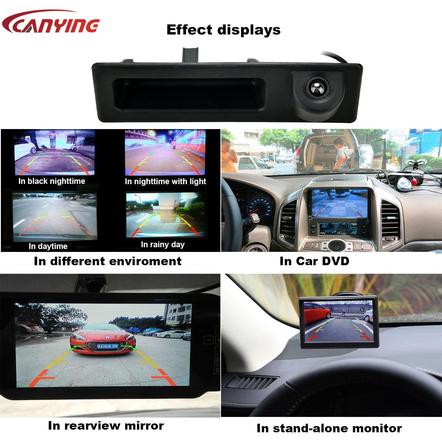 Cámara de visión trasera RCA para BMW 3 5 X1 X3 X4 X5