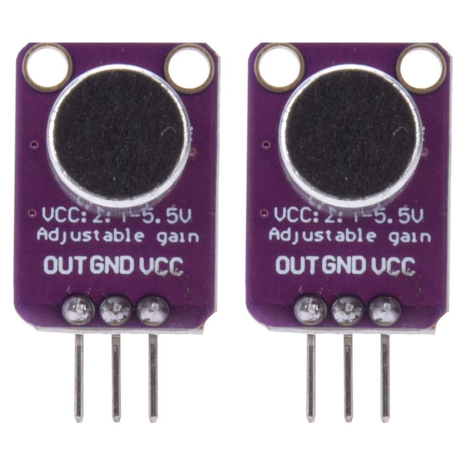 Amplificador de Micrófono Electret Fafeicy MAX4466 20-20KHz