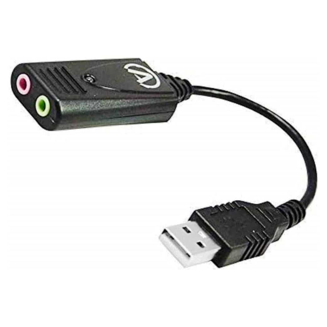 Tarjeta de Sonido Externa Andrea C1-1021450-1 USB 2.0 Alta Fidelidad