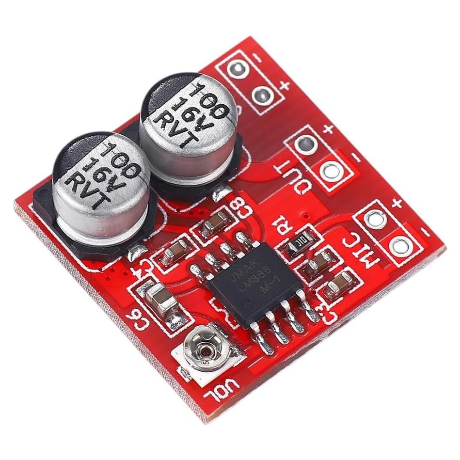 Placa Amplificadora Lm386 Genérico 2026 para Micrófono Electret