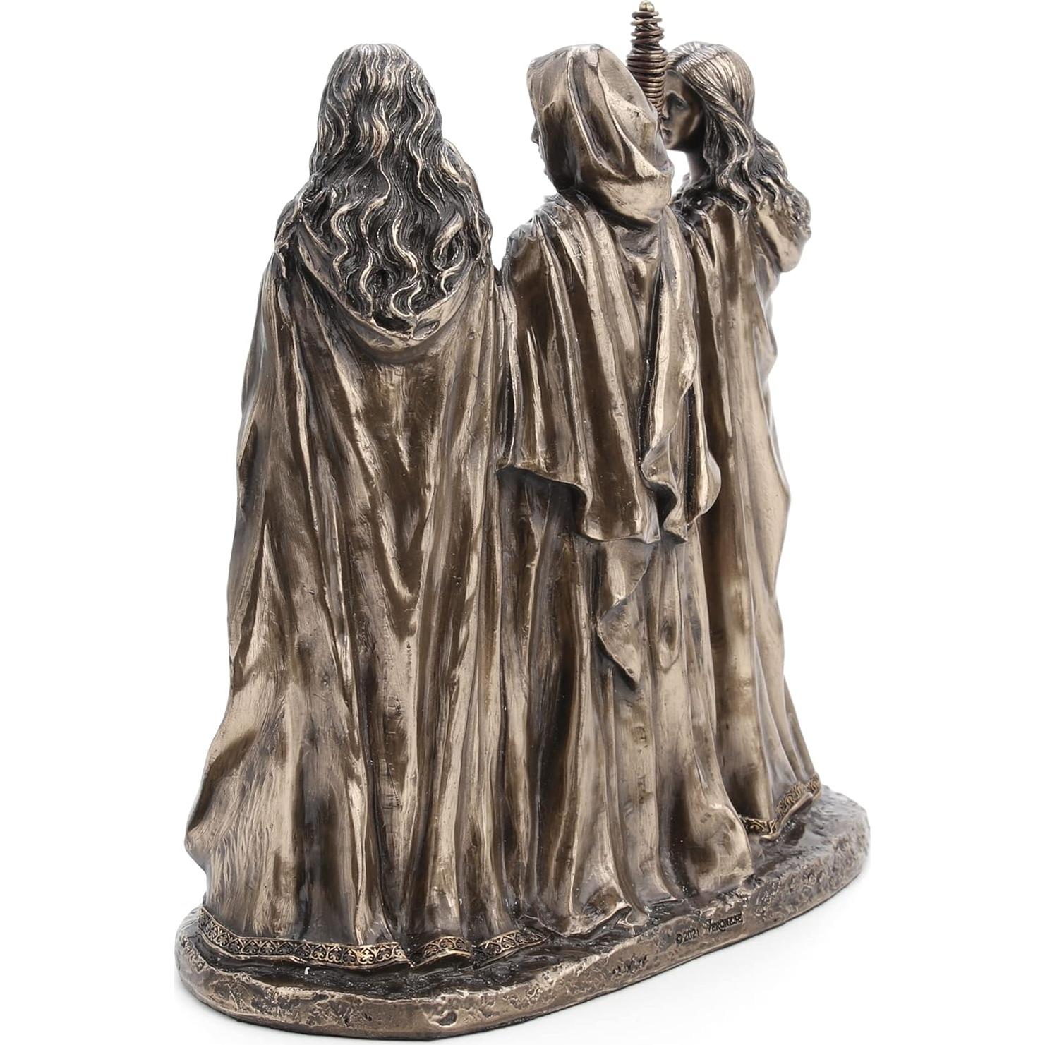 Estatua Parcas del Destino Veronese 18.42x8.57 cm Bronce Frío