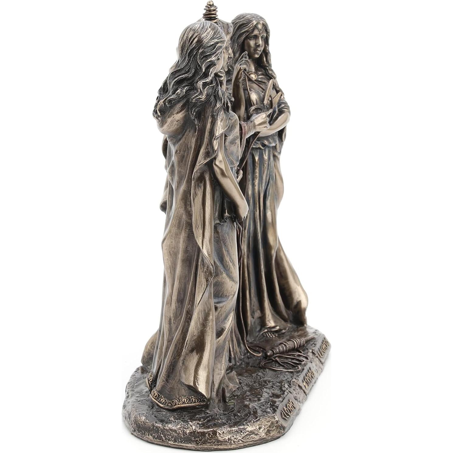 Estatua Parcas del Destino Veronese 18.42x8.57 cm Bronce Frío