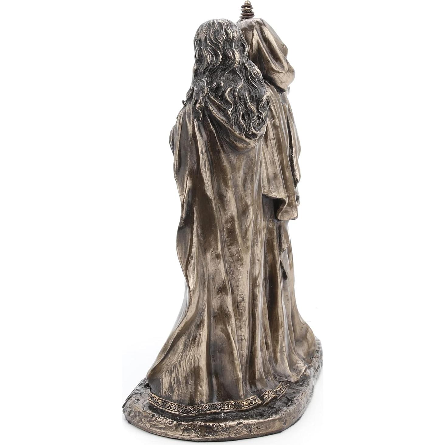 Estatua Parcas del Destino Veronese 18.42x8.57 cm Bronce Frío