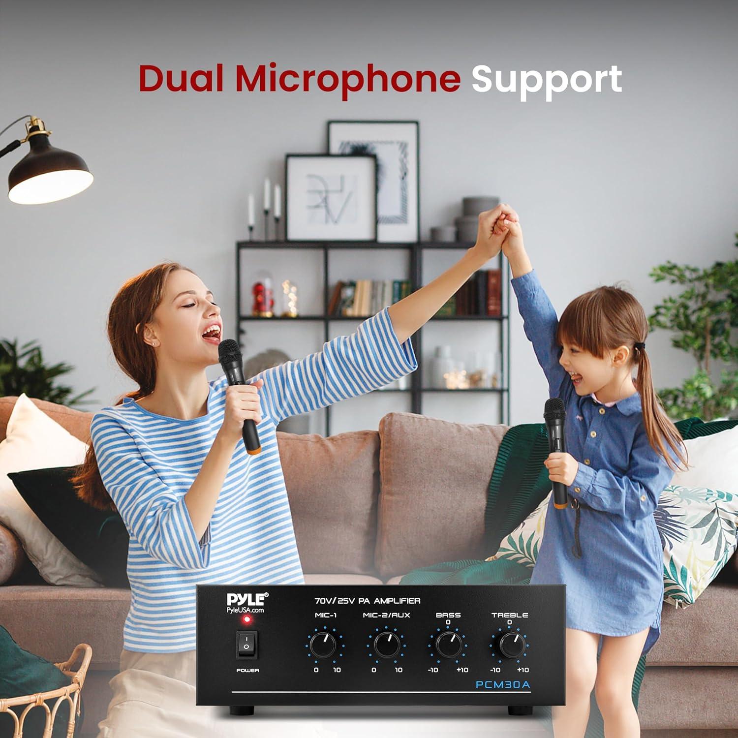 Amplificador de Potencia Mini Pyle PCM30A - 60W Bluetooth