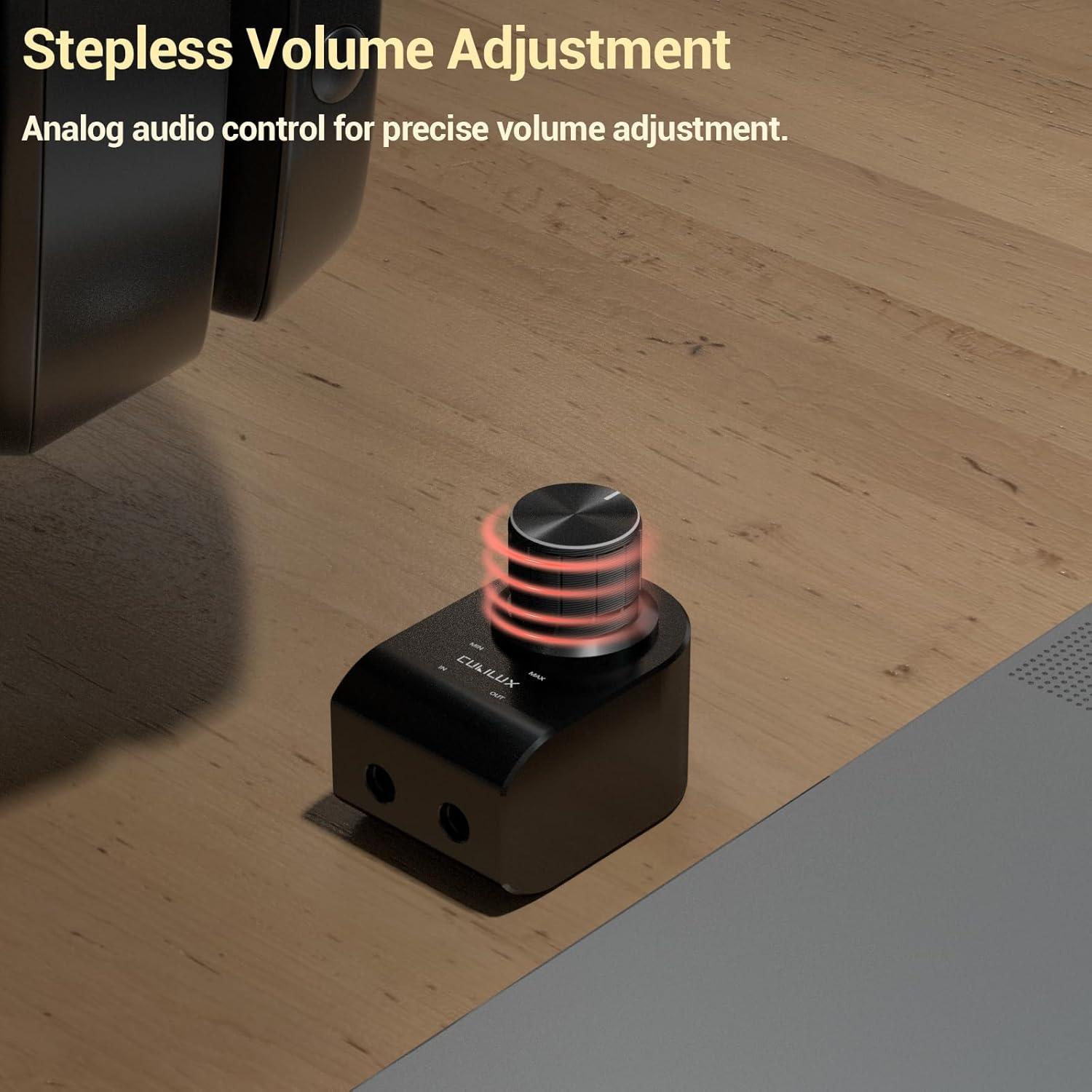Controlador de Volumen Estéreo 3.5mm Cubilux, Aluminio