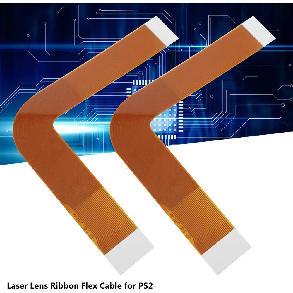 Cable de cinta para PS2 Slim Qinlorgo - 2 Piezas Lente Láser
