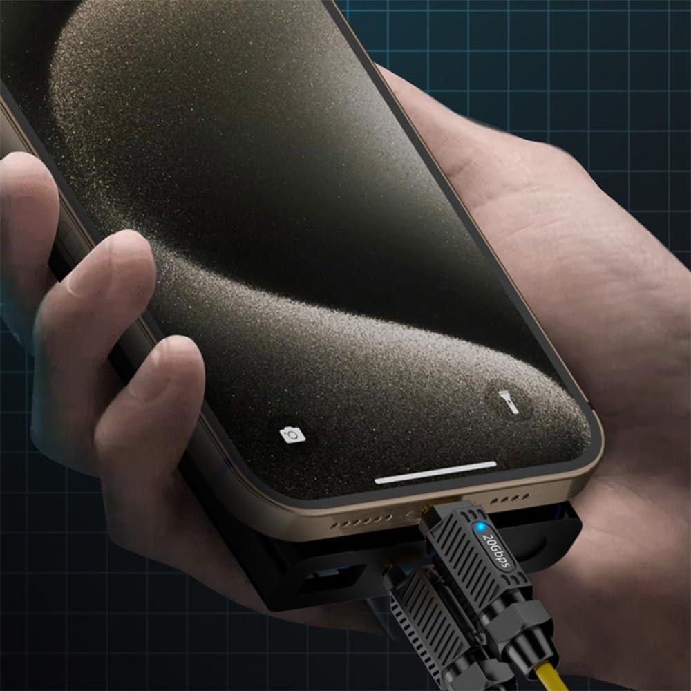 Cable USB-C xiwai 1m USB4 20Gbps 8K 140W Macho a Macho