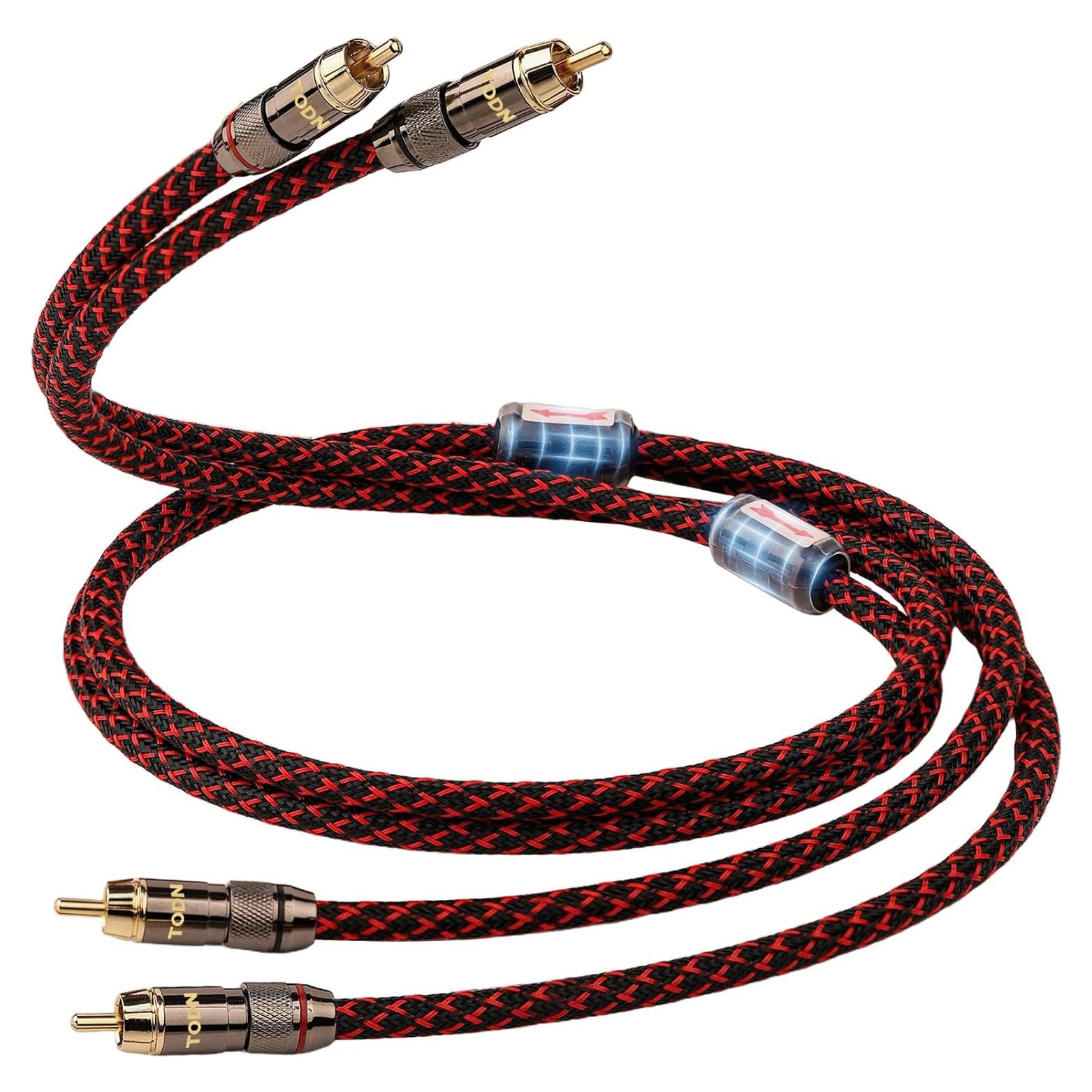 Cable RCA HiFi TODN 0.91m Blindado 4 Núcleos OFC