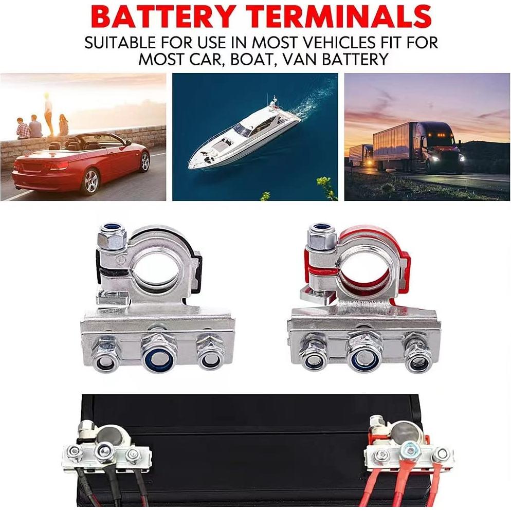 Terminales de Conexión de Batería 12V Cannonfish 2 Pcs