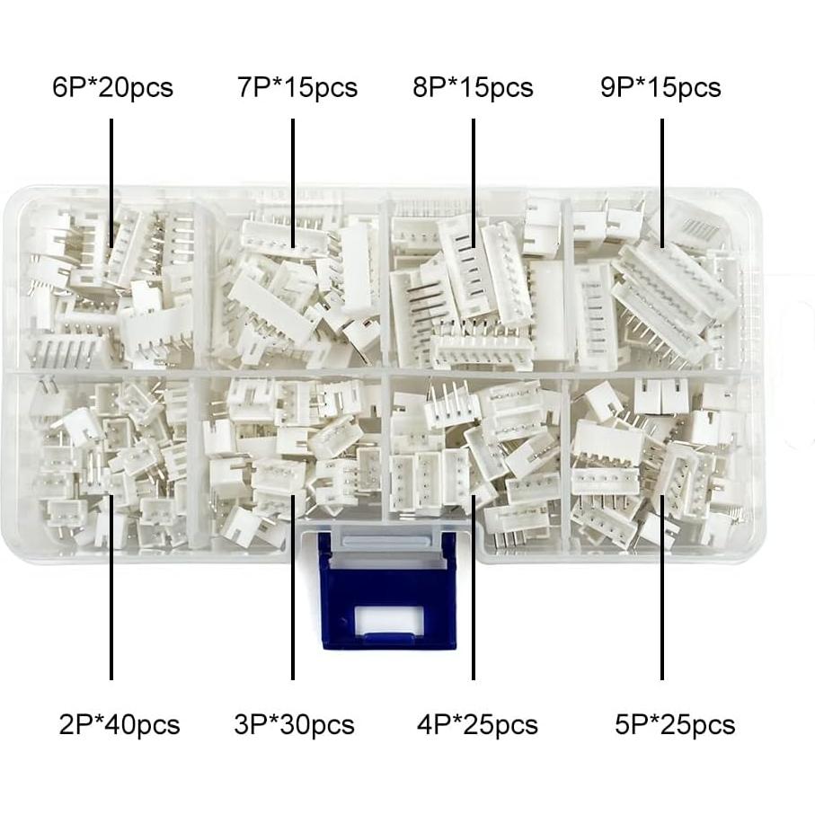 Kit de Conectores PH 2.0mm YUYING 2P-9P 40pcs-15pcs