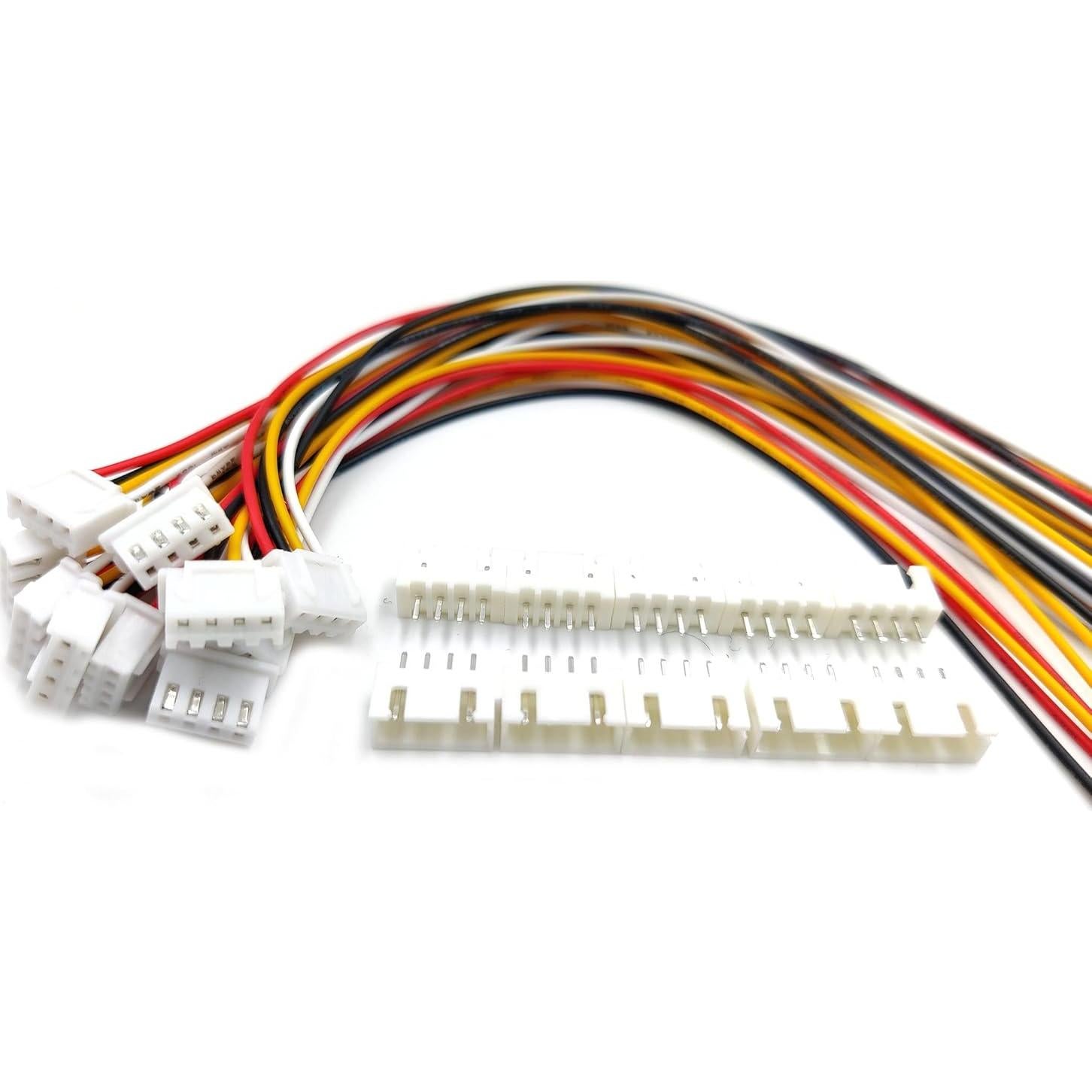 Conectores JST XH 2.54 4 Pines Macho y Hembra 20 pcs 200mm