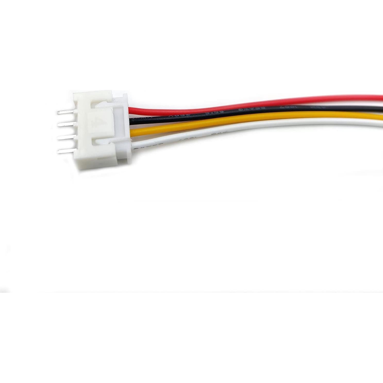 Conectores JST XH 2.54 4 Pines Macho y Hembra 20 pcs 200mm