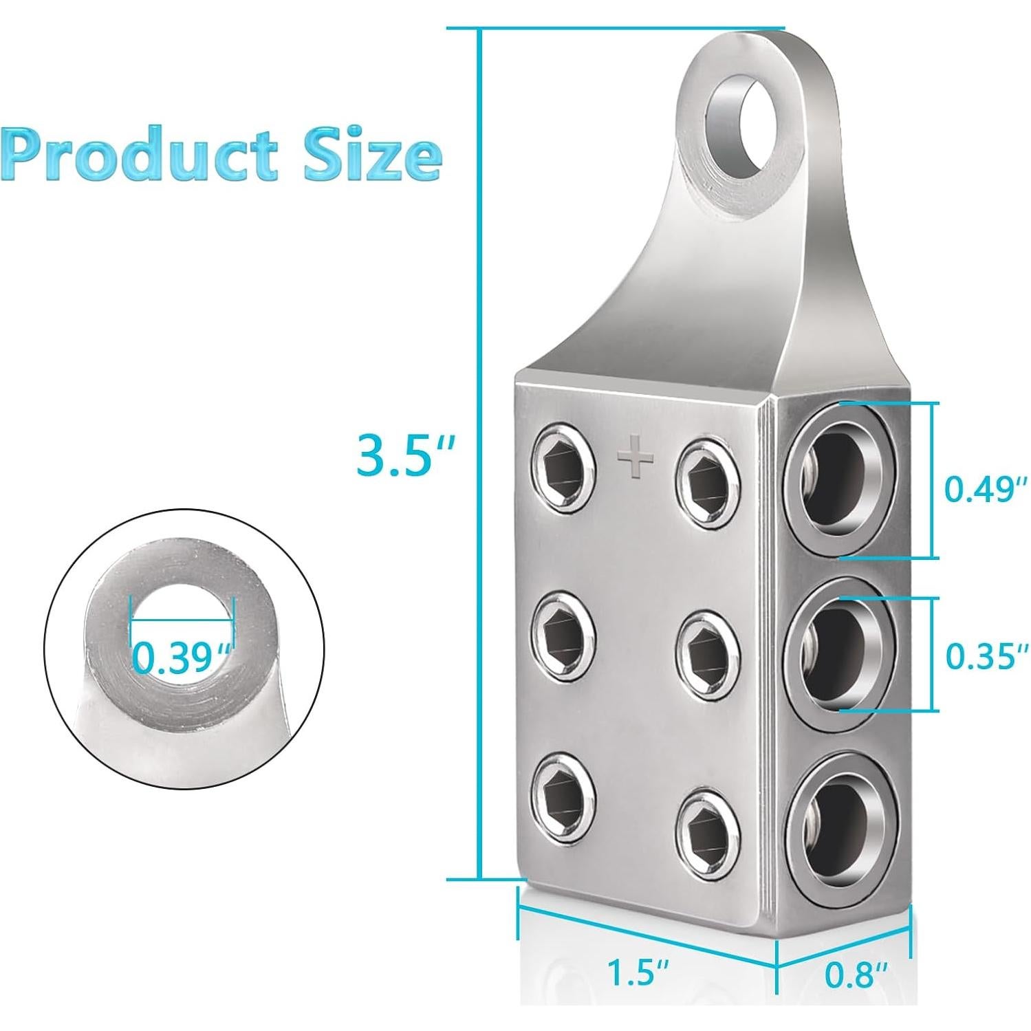 Terminales de Batería COROTC 6x1/0 AWG con Tornillo