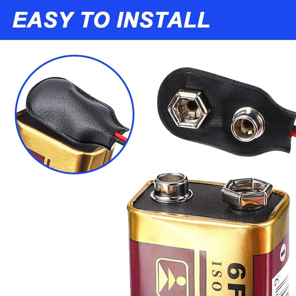 Conector de Batería 9V PH2.0 Tipo I y T - Paquete de 20