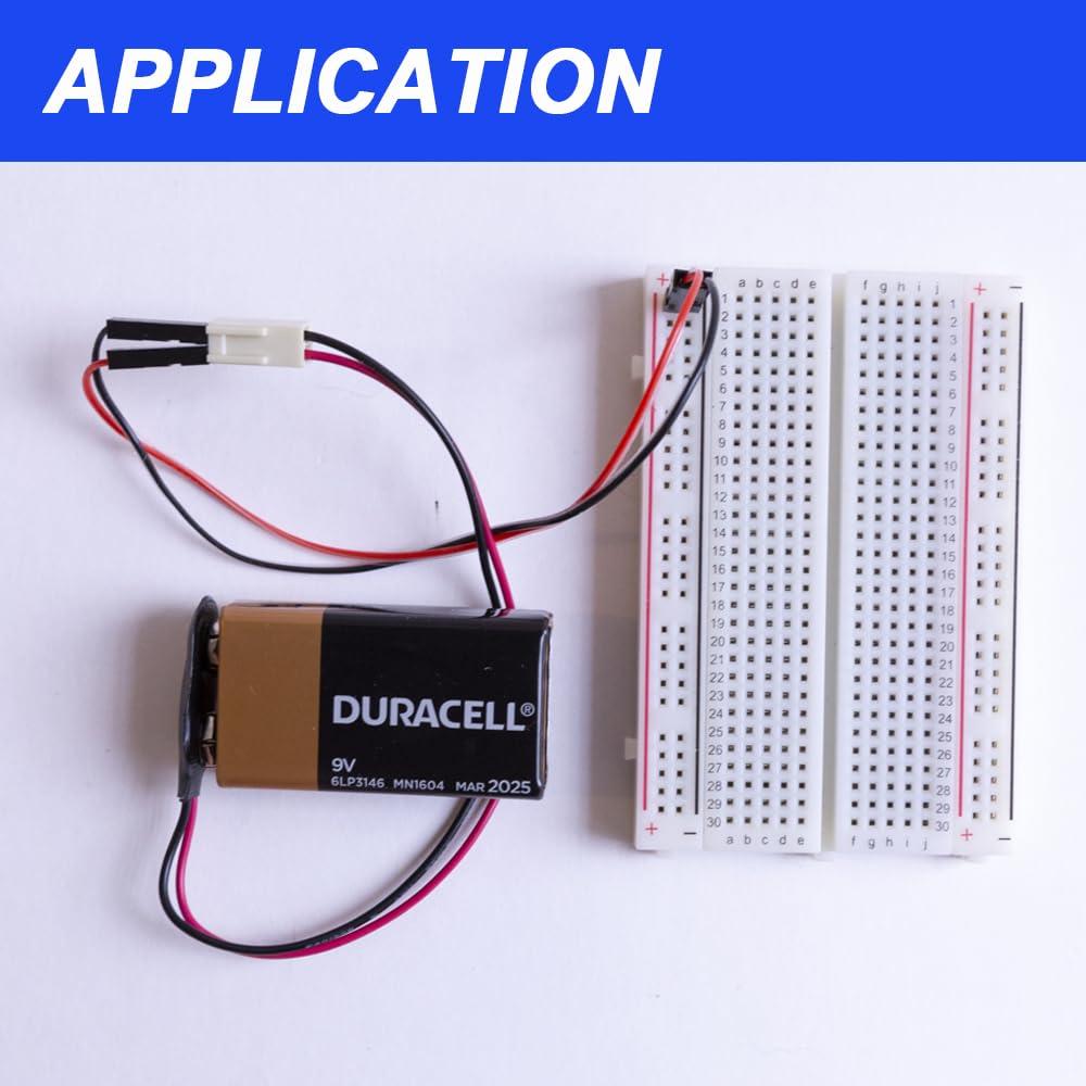 Conector de Batería 9V PH2.0 Tipo I y T - Paquete de 20