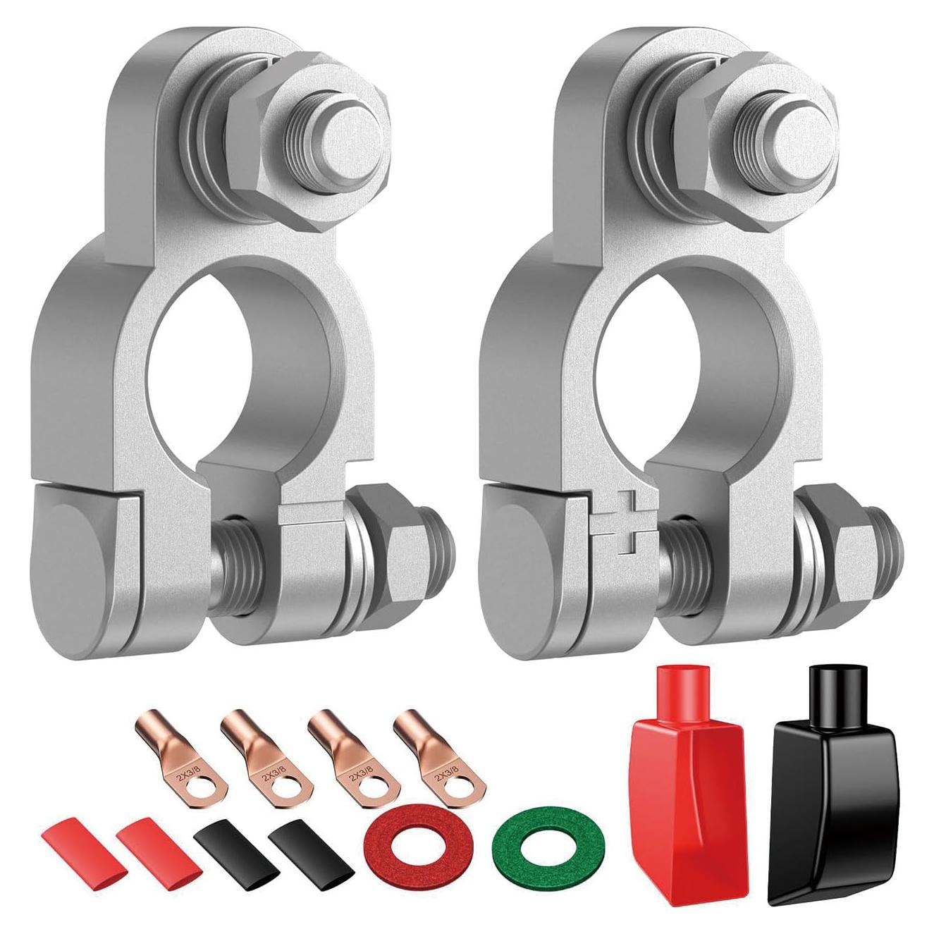 Conectores de Terminal de Batería Techie 2PCS Alta Resistencia