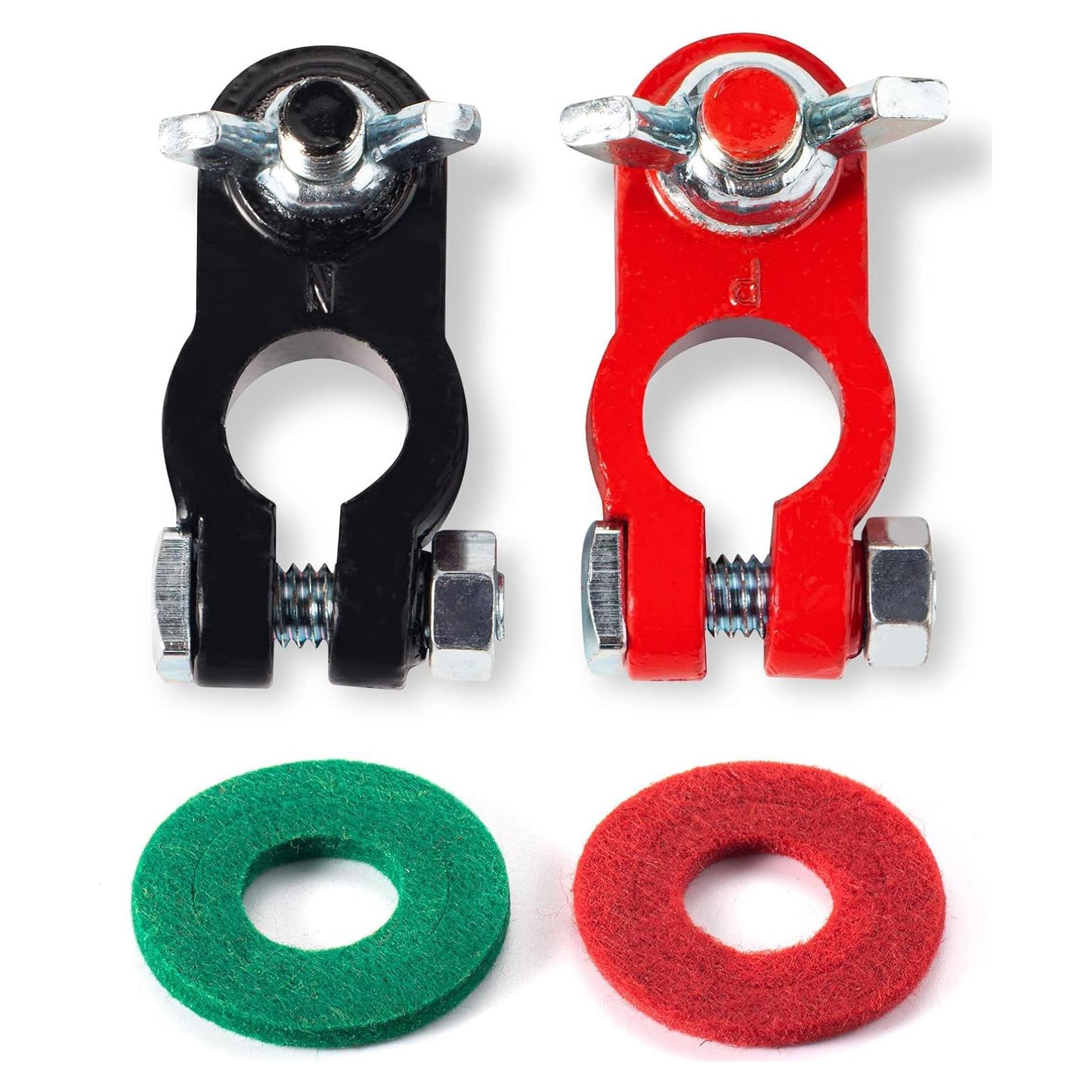 Kit de Terminales de Batería Universales Hanaiette 12V - Anticorrosión