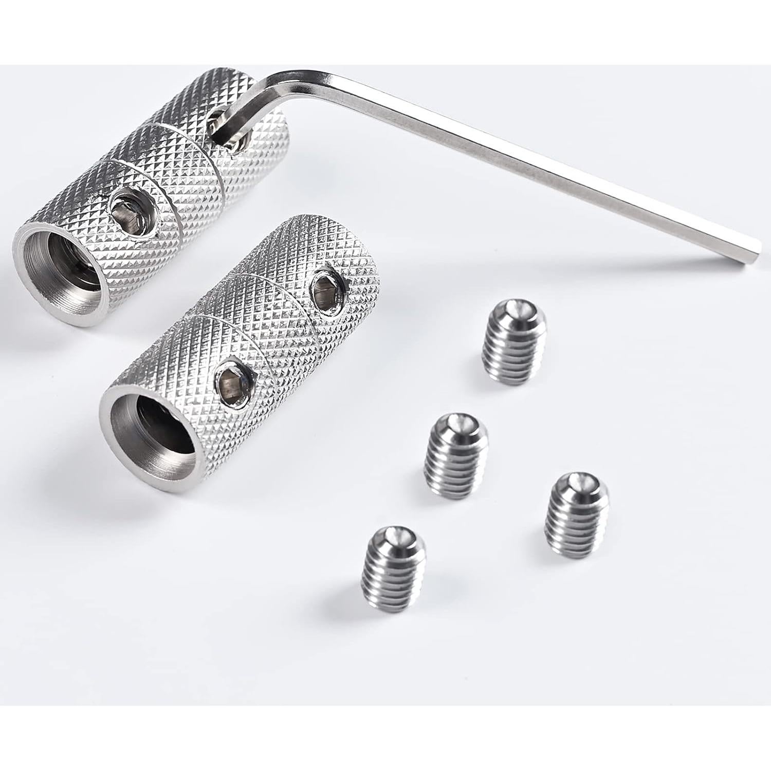 Conectores de cable de 4 AWG Yolleach - 4 paquetes de latón